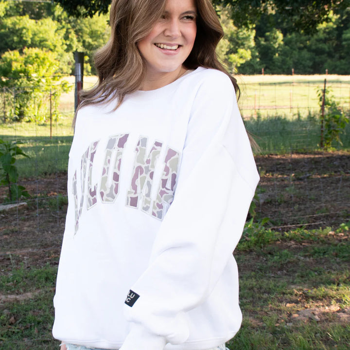 Lulu Mac Camo Logo Sweatshirt