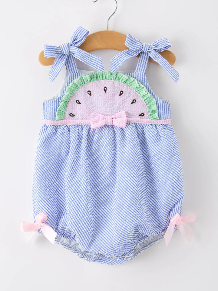 BR Watermelon Stripe Romper