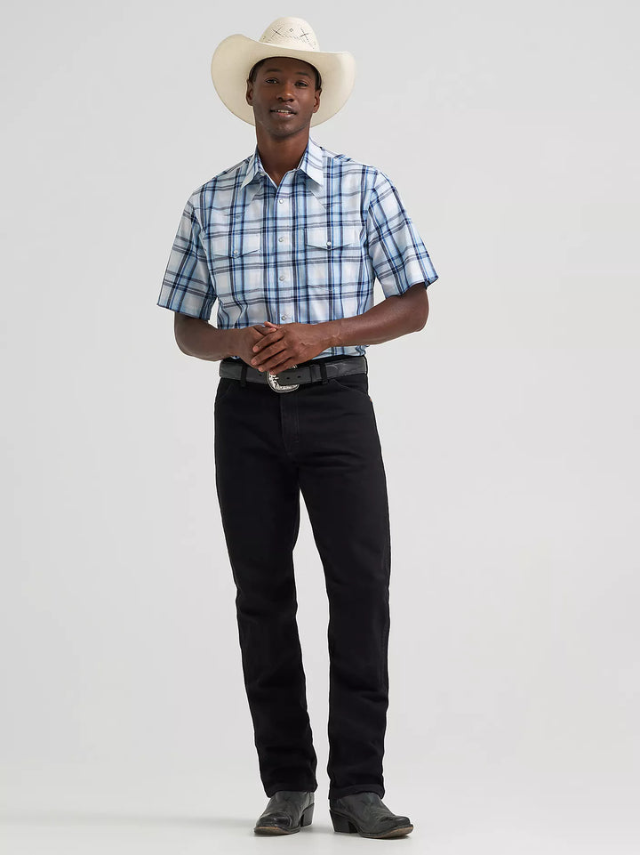 Wrangler Men's Wrinkle Resist Western SS Shirt