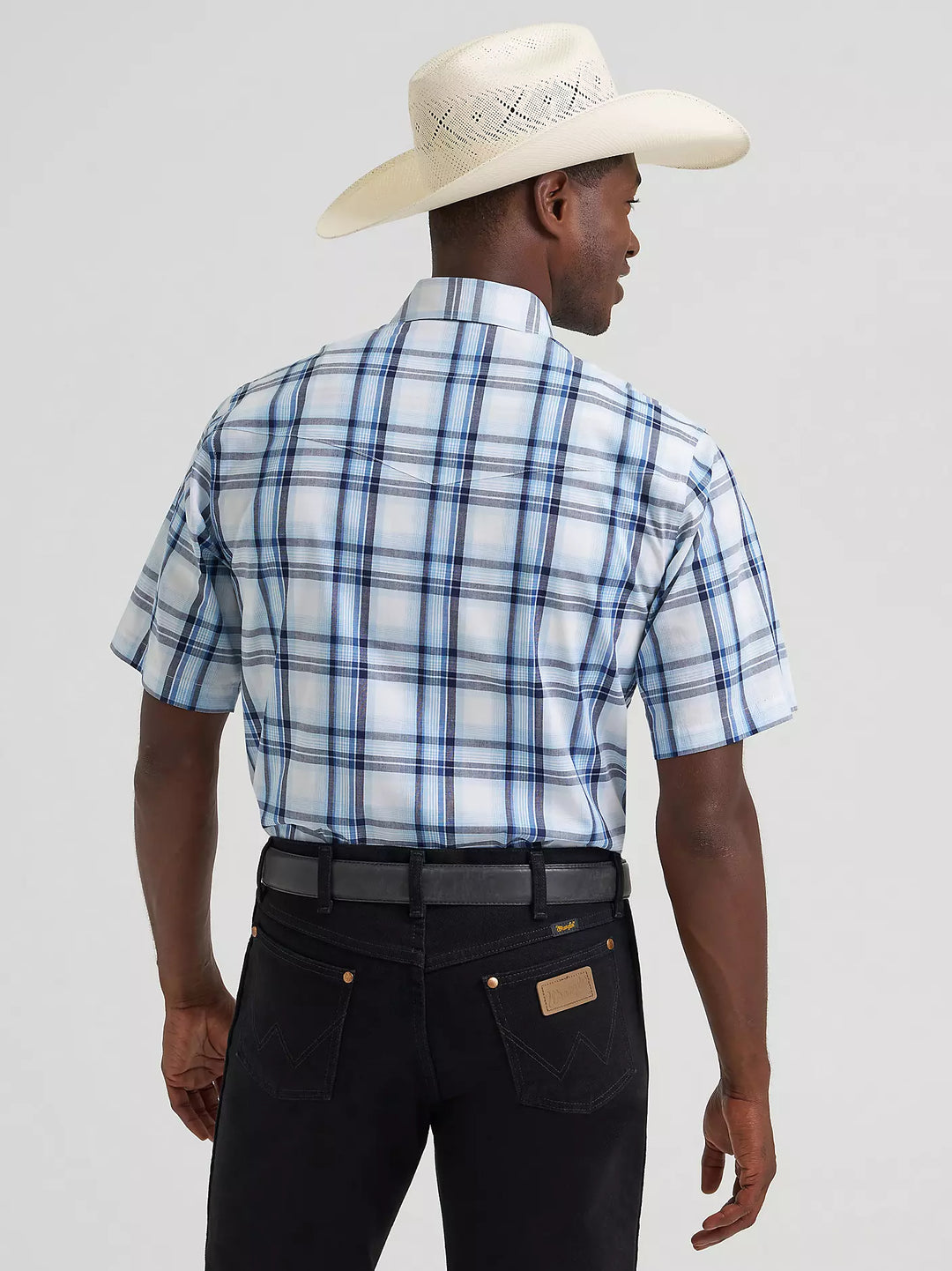 Wrangler Men's Wrinkle Resist Western SS Shirt