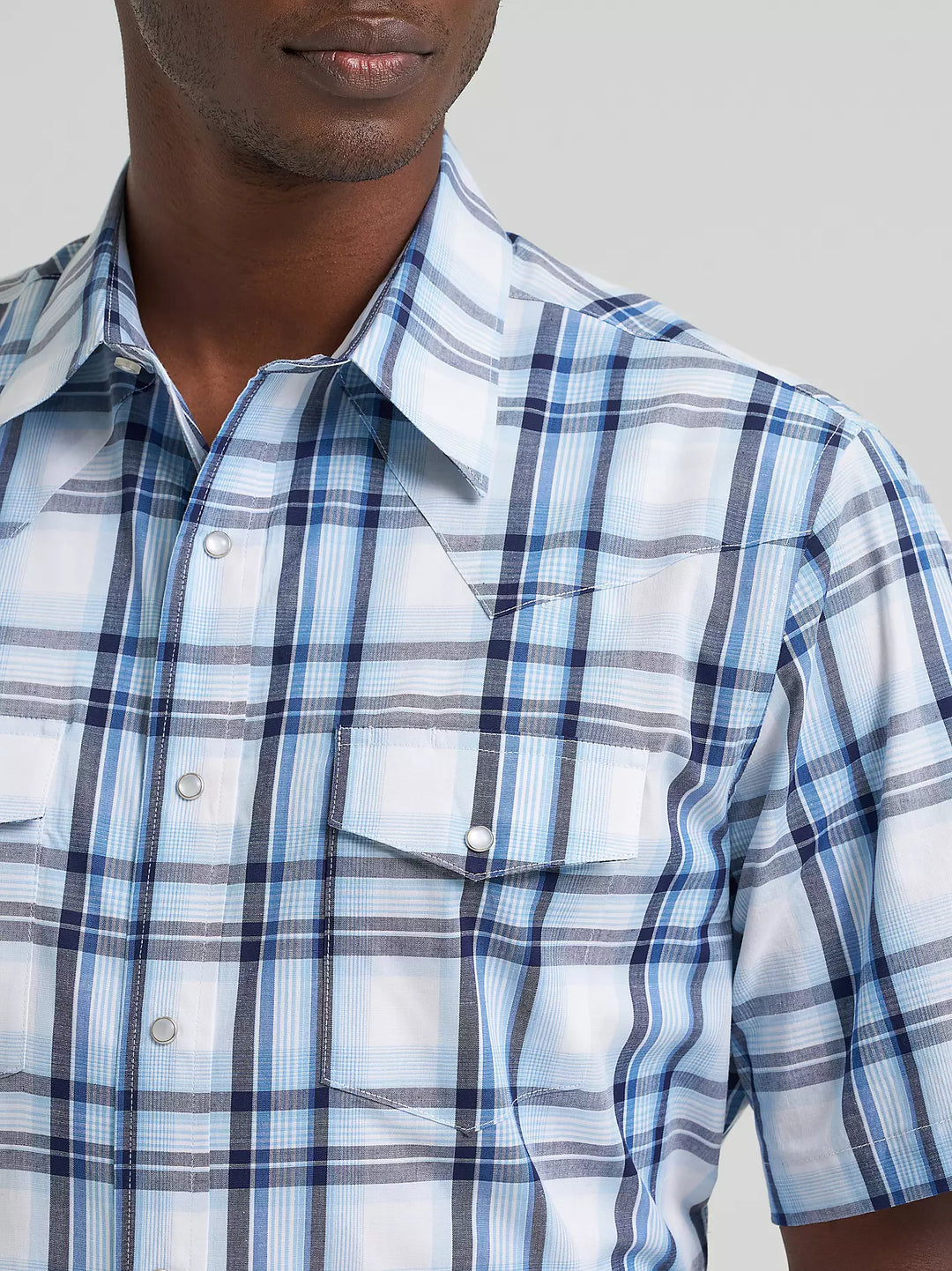 Wrangler Men's Wrinkle Resist Western SS Shirt