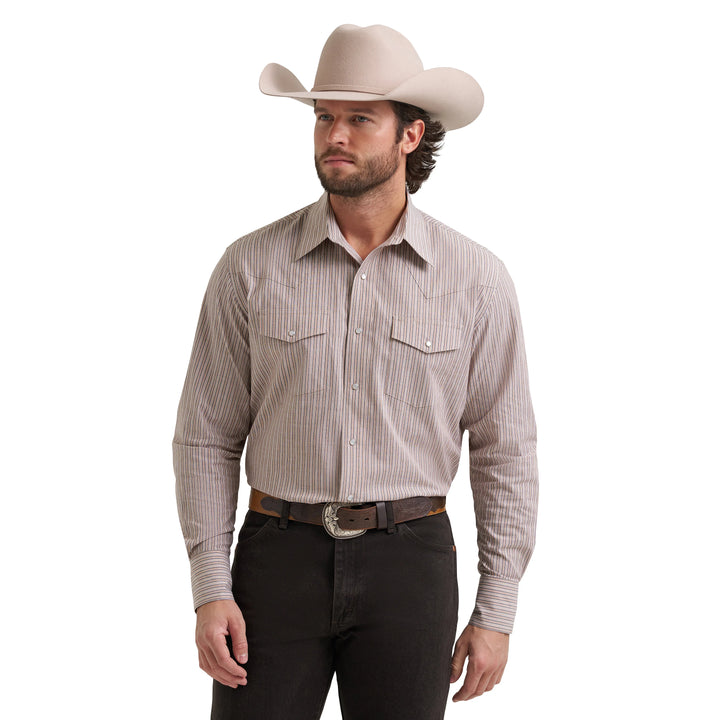 Wrangler Men's Wrinkle Resist LS Shirt