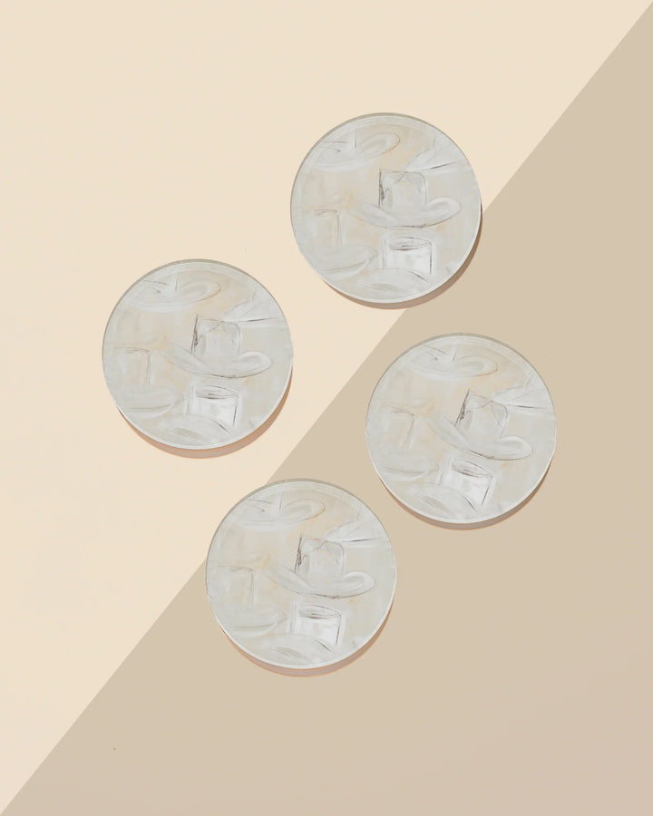Tart By Taylor Acrylic Coasters - Set of 4