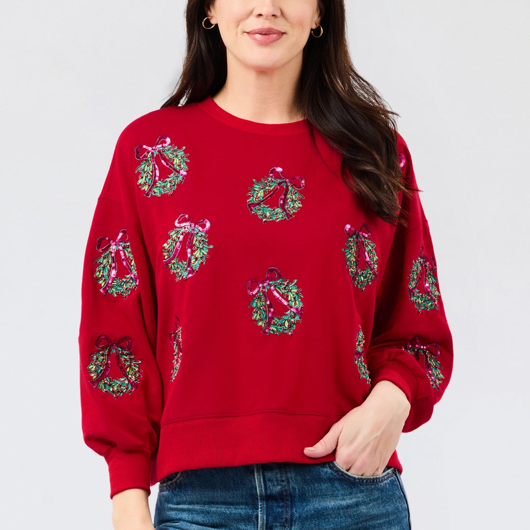 The Millie Berry Wreaths Sweatshirt