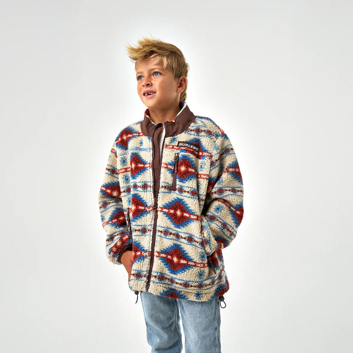 Burlebo Youth Full Zip Sherpa Jacket