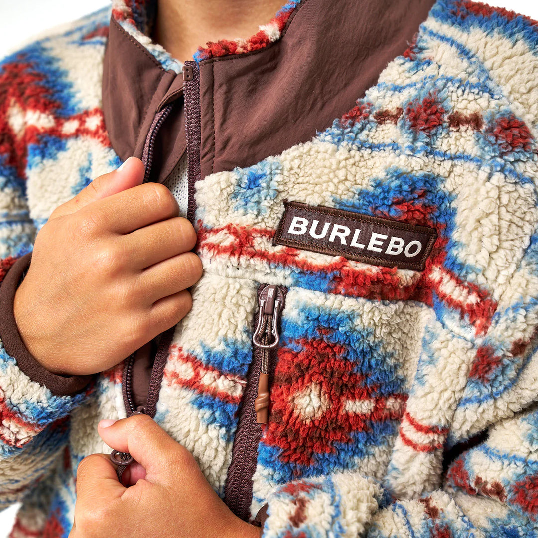 Burlebo Youth Full Zip Sherpa Jacket