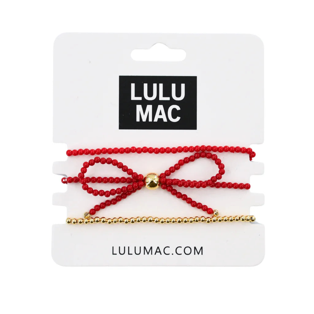 Lulu Mac Bow Stretch Bracelet