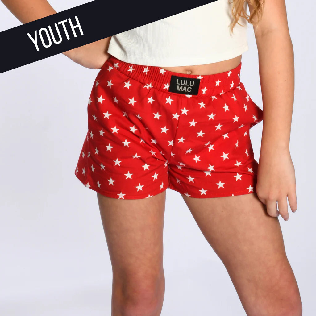 BR Lulu Mac Youth Star Boxer Shorts