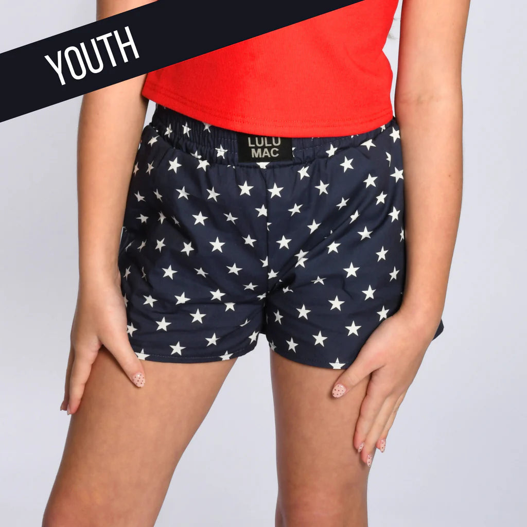 BR Lulu Mac Youth Star Boxer Shorts