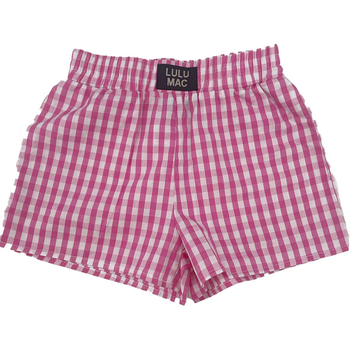 Lulu Mac Youth Gingham Boxer
