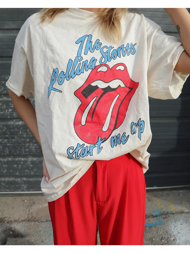 The Rolling Stones Start Me Up Thrifted Tee