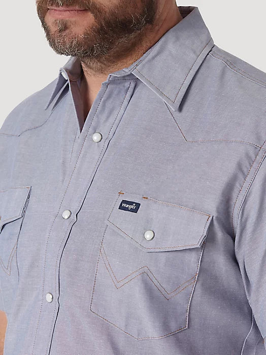 Wrangler Cowboy Cut Short Sleeve Work Shirt