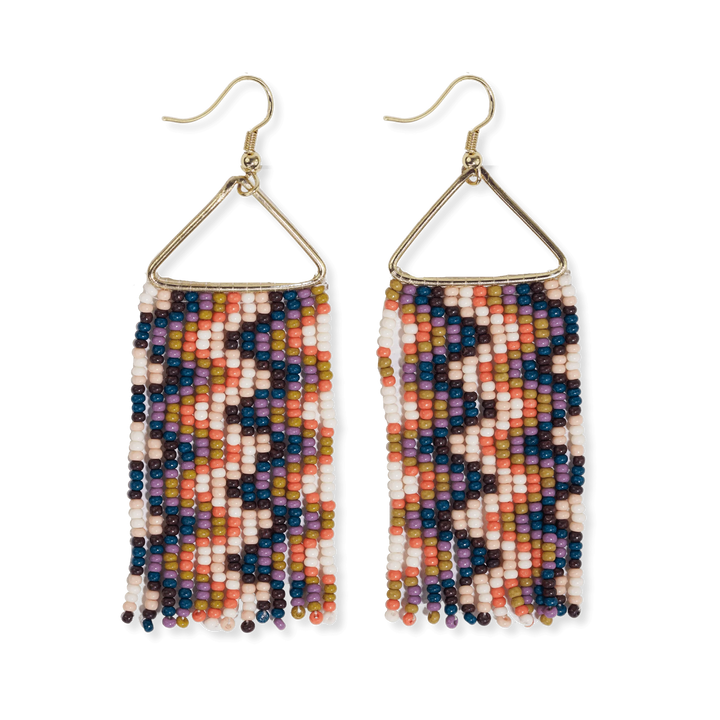 Whitney Beaded Fringe Earrings