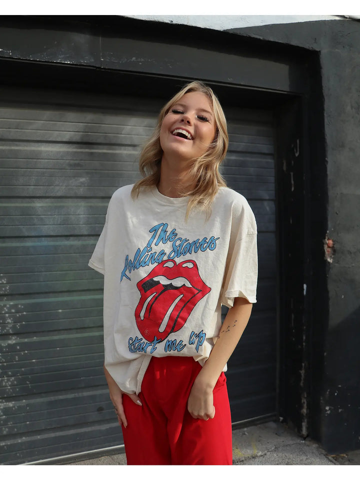 The Rolling Stones Start Me Up Thrifted Tee