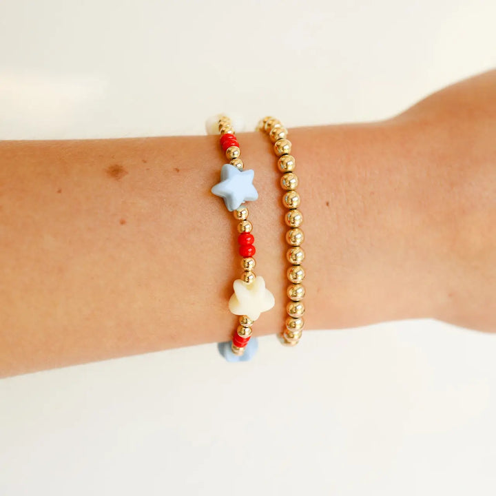 Beaded Blondes Simple Stack Bracelets