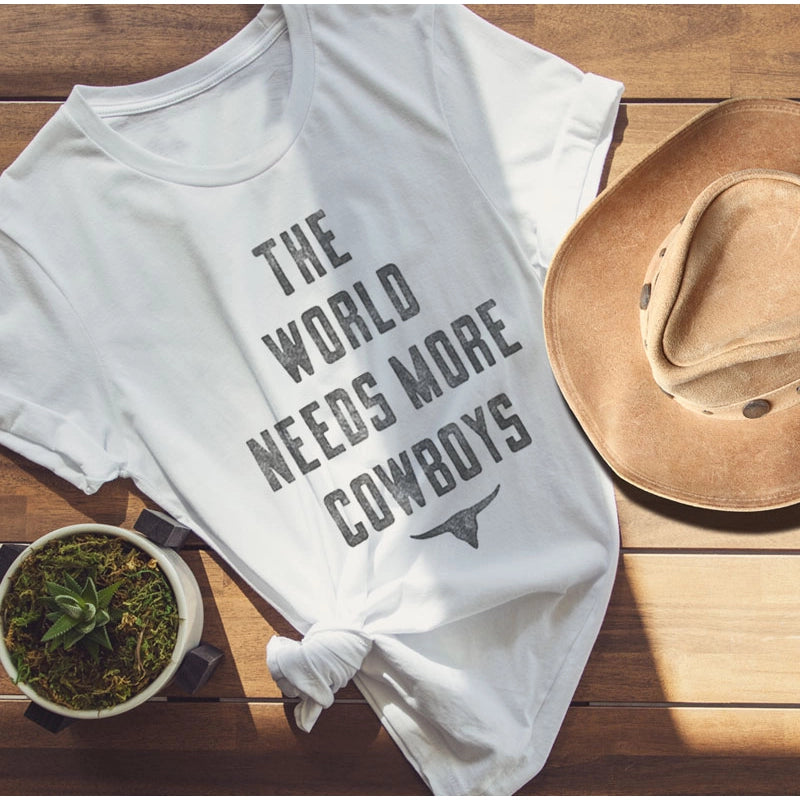 LLS World Needs More Cowboys Tee