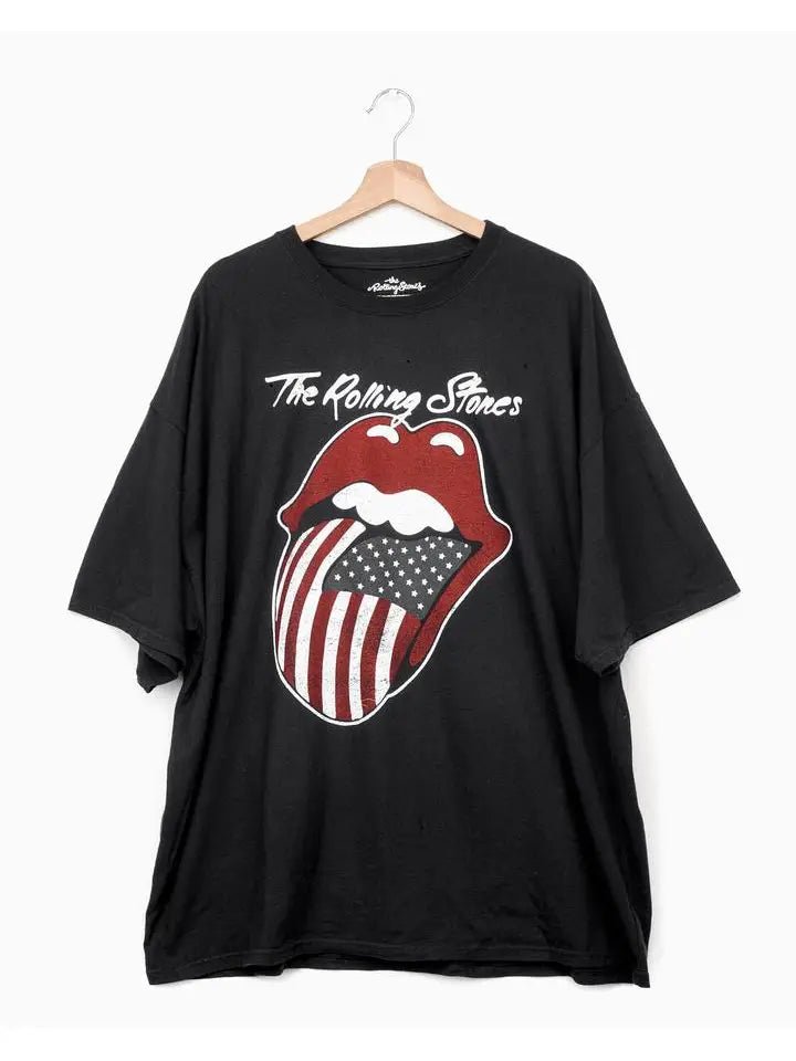 The Rolling Stones USA Thrifted Tee
