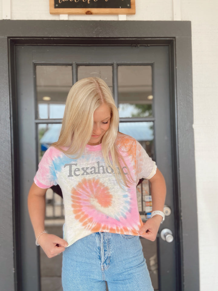 Texaholic® Pastel Tie Dye Tee