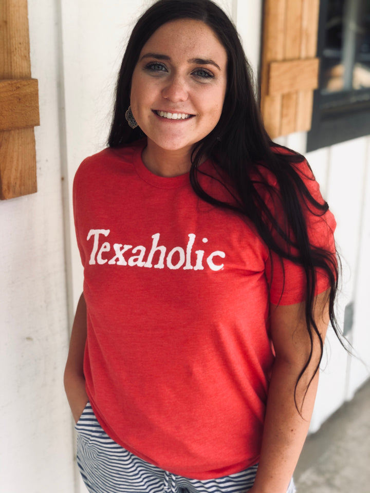 Texaholic® Tee - Heather Red